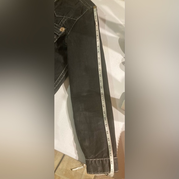 Rare! True Religion Waxed Jimmy Super T in “TED BLACK” wash size XL - Picture 5 of 16